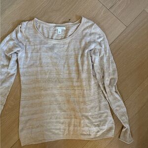 Banana Republic Beige Knit Top
